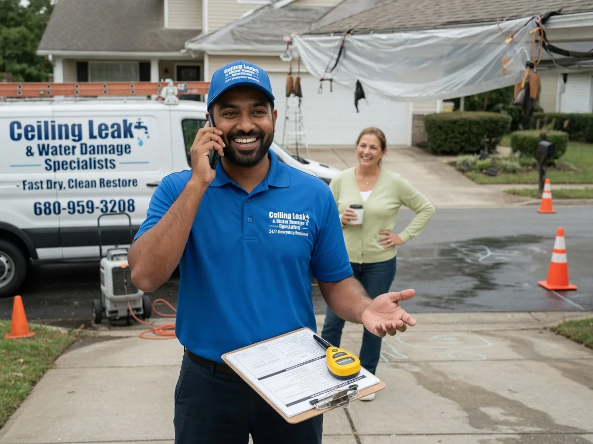 Ceiling Leak Cleanup Schleswig, IA FAQs